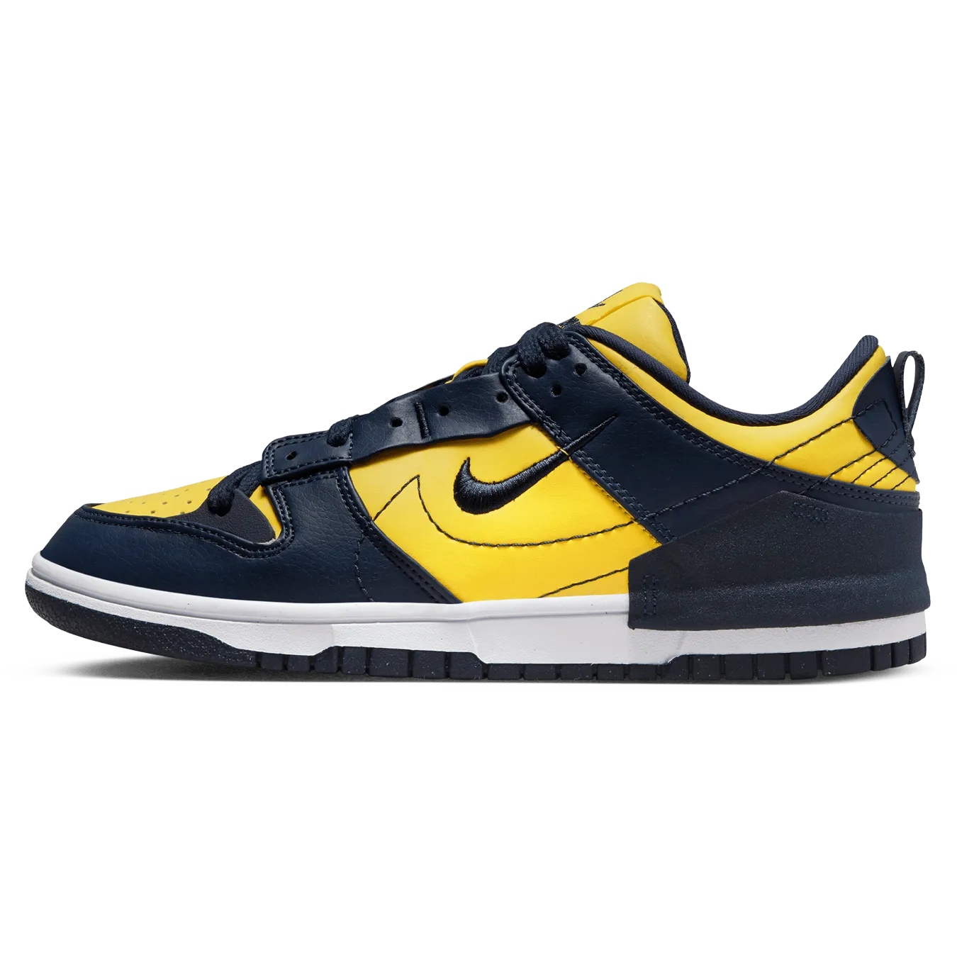 Nike Dunk Low Disrupt 2 'Michigan' Nike Dunk casual shoes with iconic low-top shape