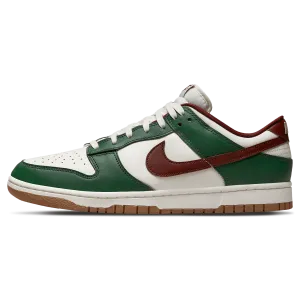 Nike Dunk Low 'Gorge Green Team Red' Nike Dunk casual shoes with iconic low-top shape