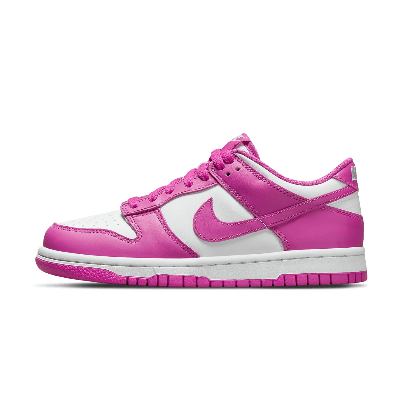 Nike Dunk Low GS 'Active Fuchsia' Nike Dunk casual shoes with iconic low-top shape