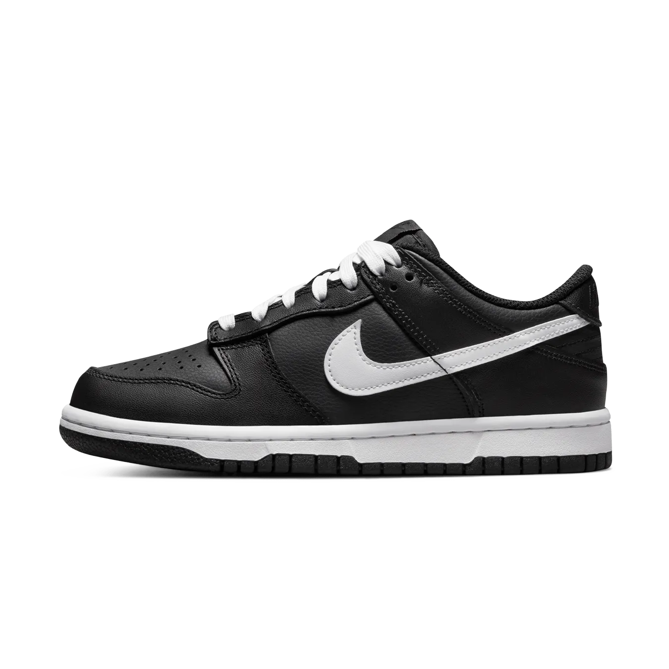 Nike Dunk Low GS 'Black Panda' Nike Dunk casual shoes with iconic low-top shape