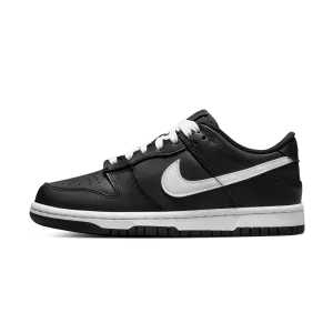 Nike Dunk Low GS 'Black Panda' Nike Dunk casual shoes with iconic low-top shape