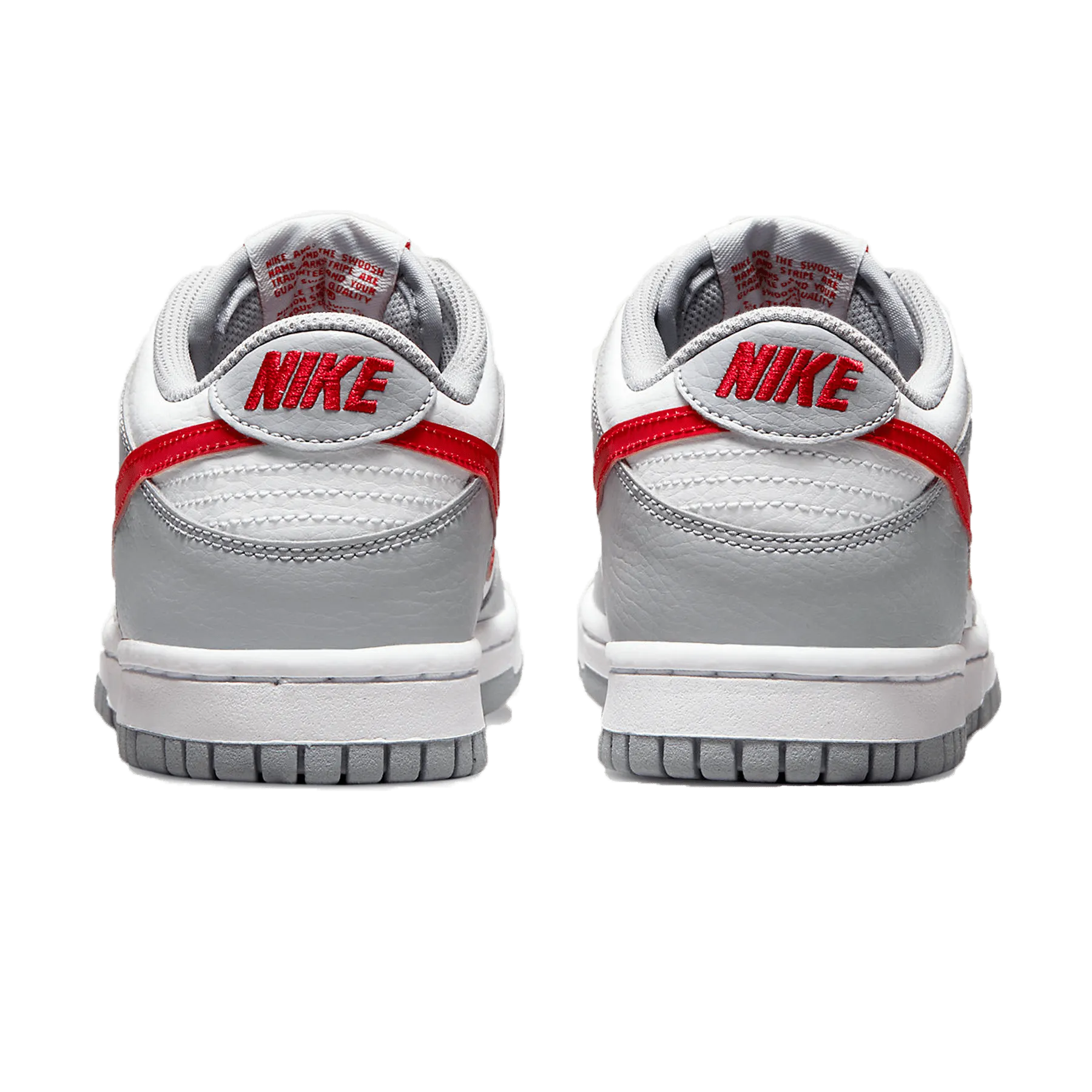 Nike Dunk Low GS 'Grey Red' Nike Dunk stylish shoes
