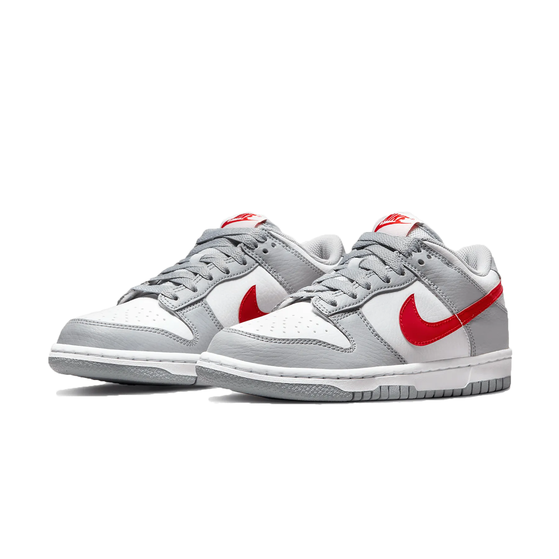 Nike Dunk Low GS 'Grey Red' Nike Dunk stylish shoes