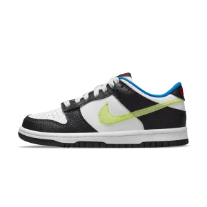 Nike Dunk Low GS 'White Light Lemon Twist' Nike Dunk casual shoes with iconic low-top shape