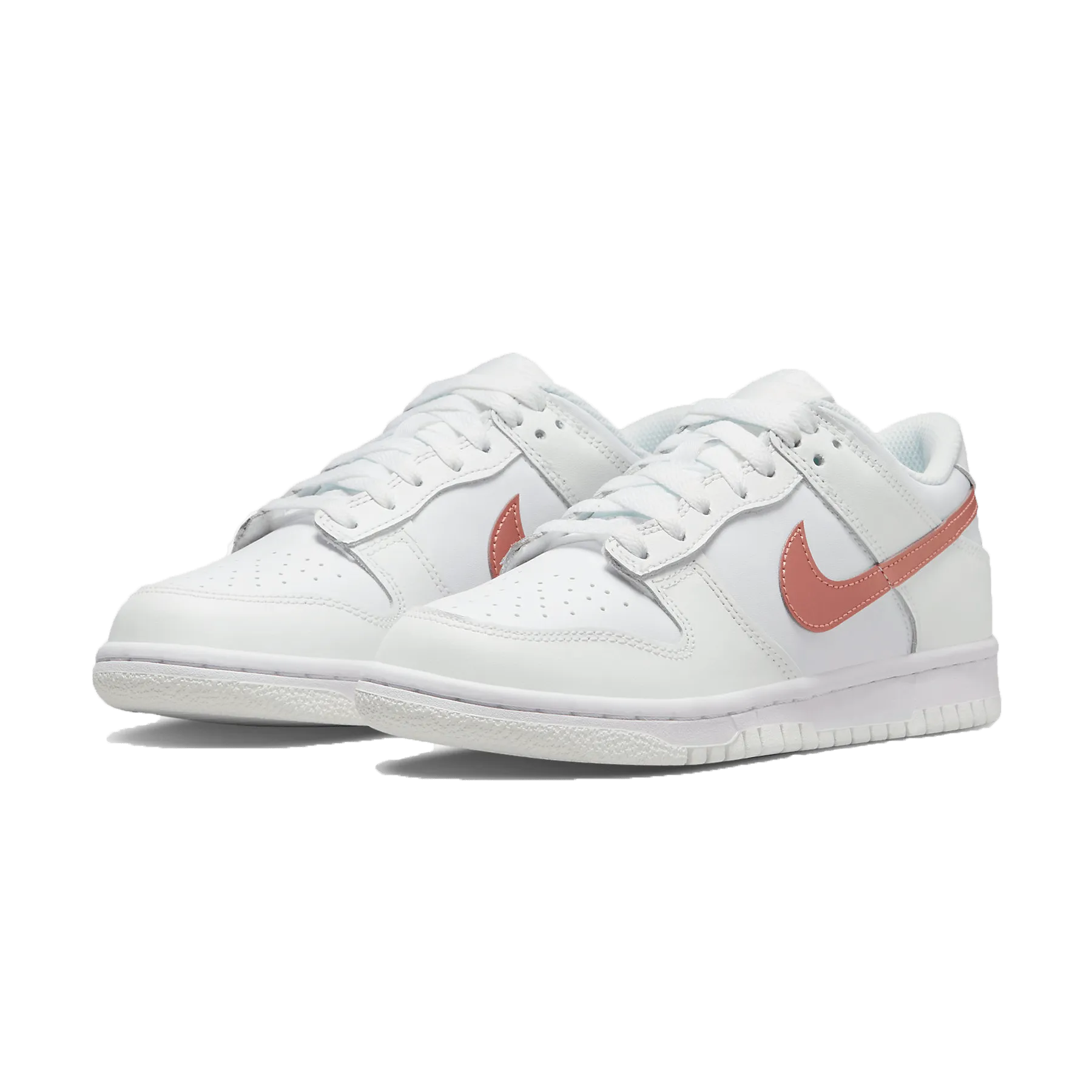 Nike Dunk Low GS 'White Metallic Red Bronze' Nike Dunk stylish shoes