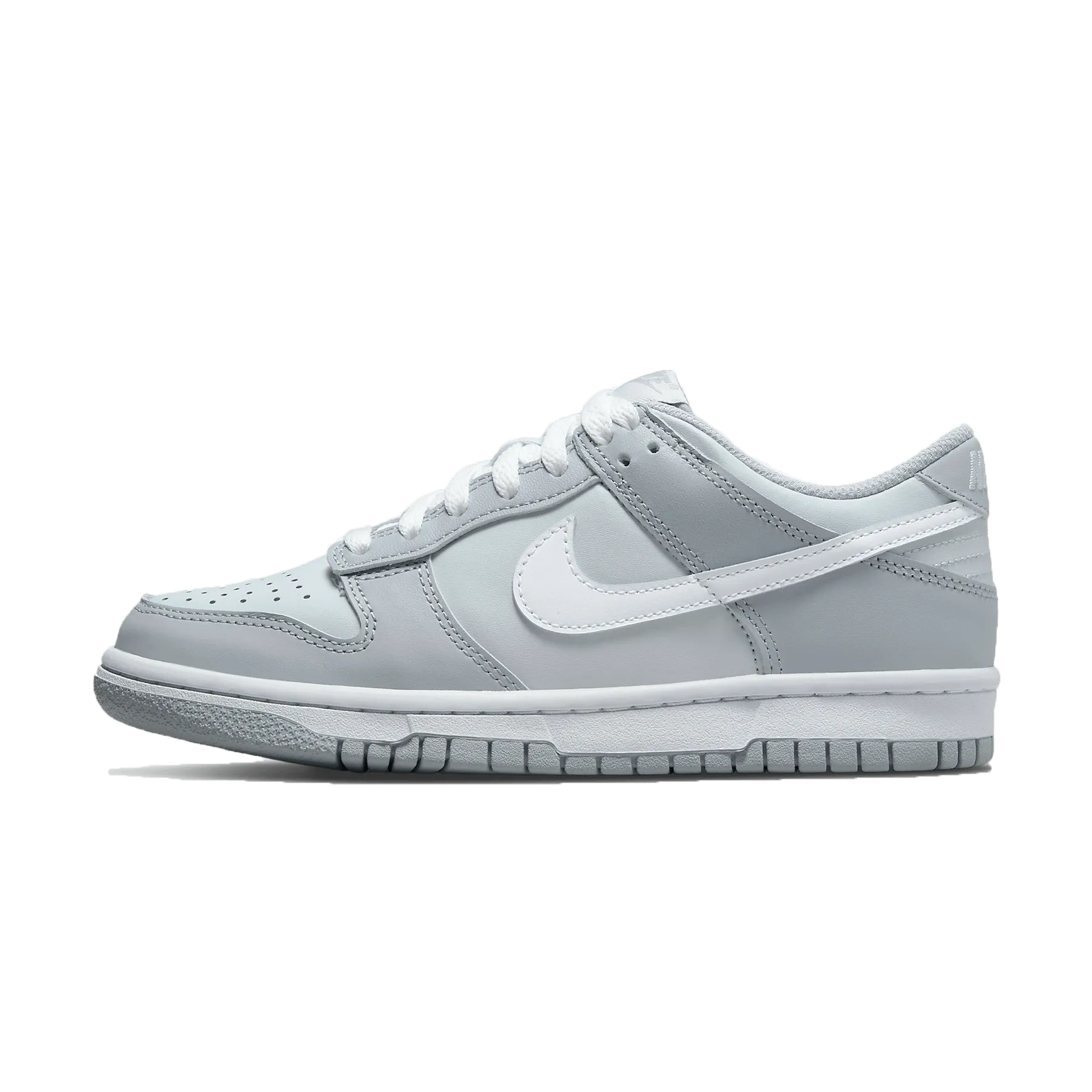 Nike Dunk Low GS 'Wolf Grey' Nike Dunk casual shoes with iconic low-top shape