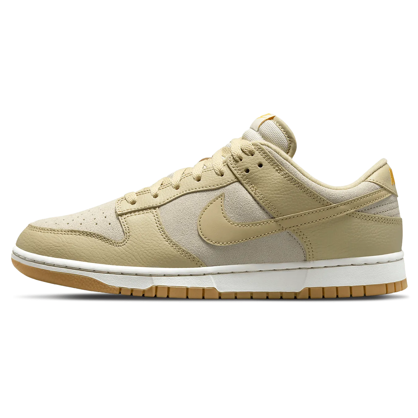 Nike Dunk Low 'Khaki Gum' Nike Dunk casual shoes with iconic low-top shape