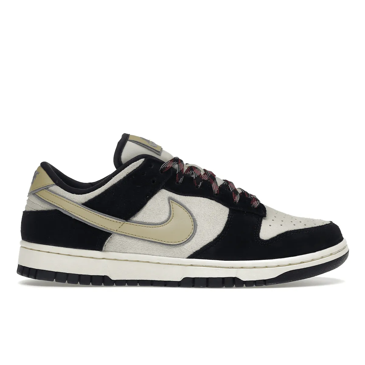 Nike Dunk Low LX Black Suede Team Gold Nike Dunk stylish shoes for sport and street