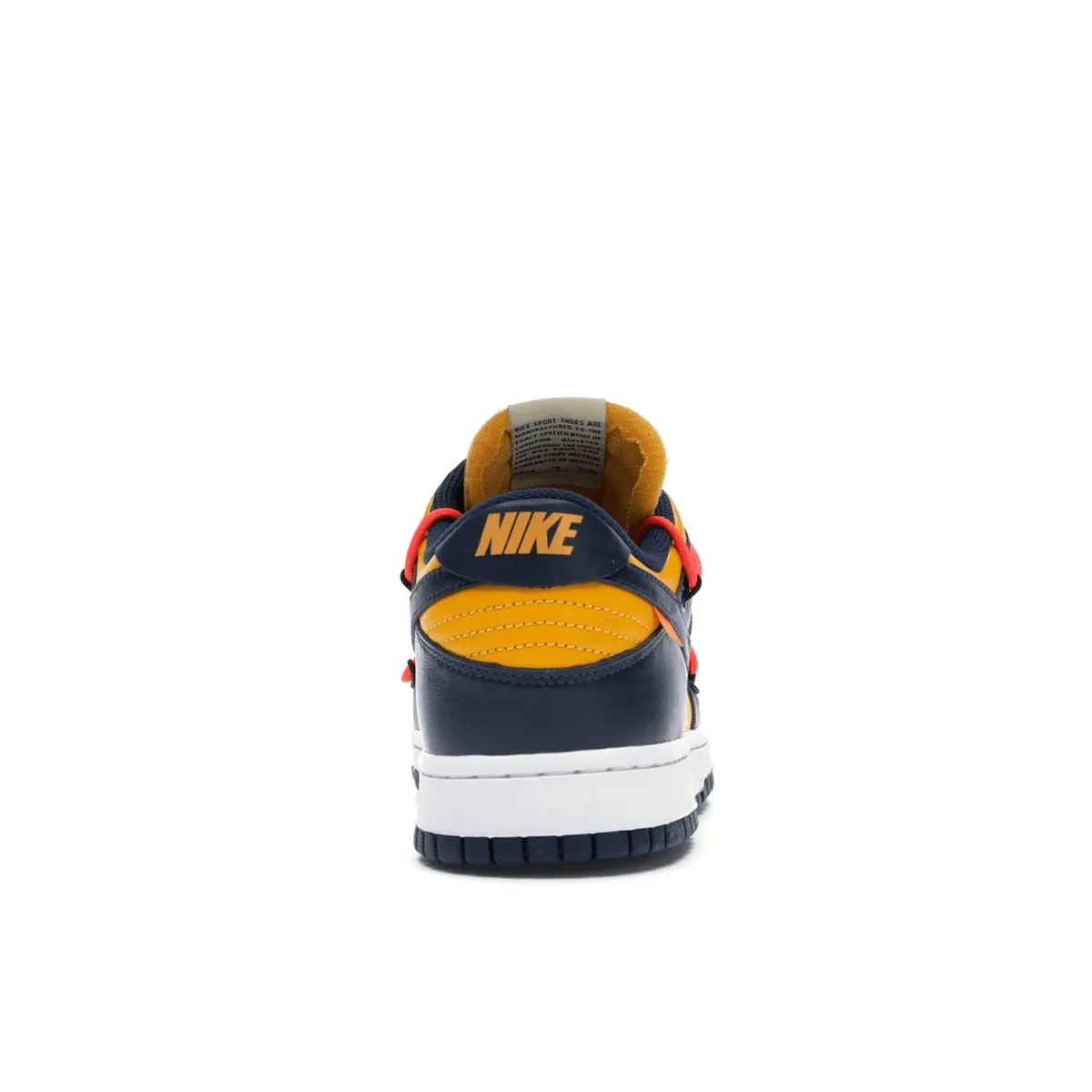 Nike Dunk Low Off-White University Gold Nike Dunk heritage sneakers