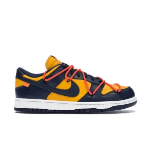 Nike Dunk Low Off-White University Gold Nike Dunk stylish shoes for sport and street