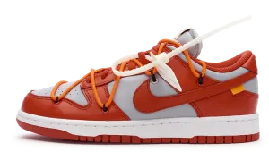 Nike Dunk Low Off-White University Red nike dunk trendy streetwear shoes