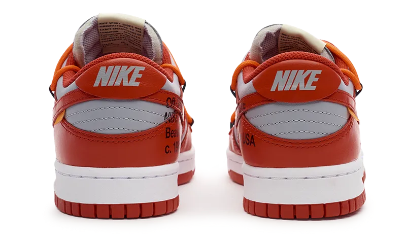 Nike Dunk Low Off-White University Red Dunk sneakers