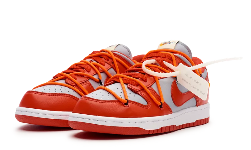 Nike Dunk Low Off-White University Red Dunk sneakers