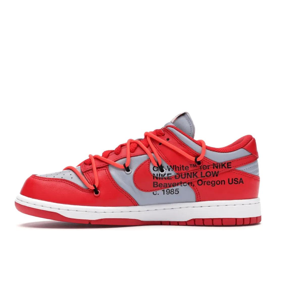Nike Dunk Low Off-White University Red Nike Dunk heritage sneakers