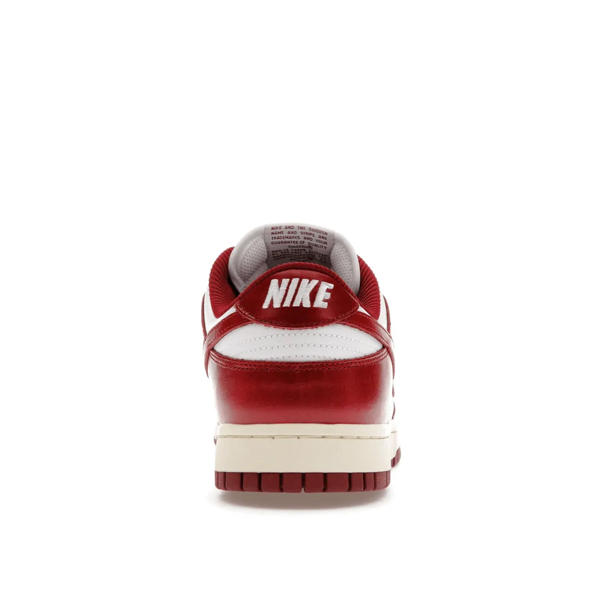 Nike Dunk Low PRM Vintage Team Red Nike Dunk heritage sneakers