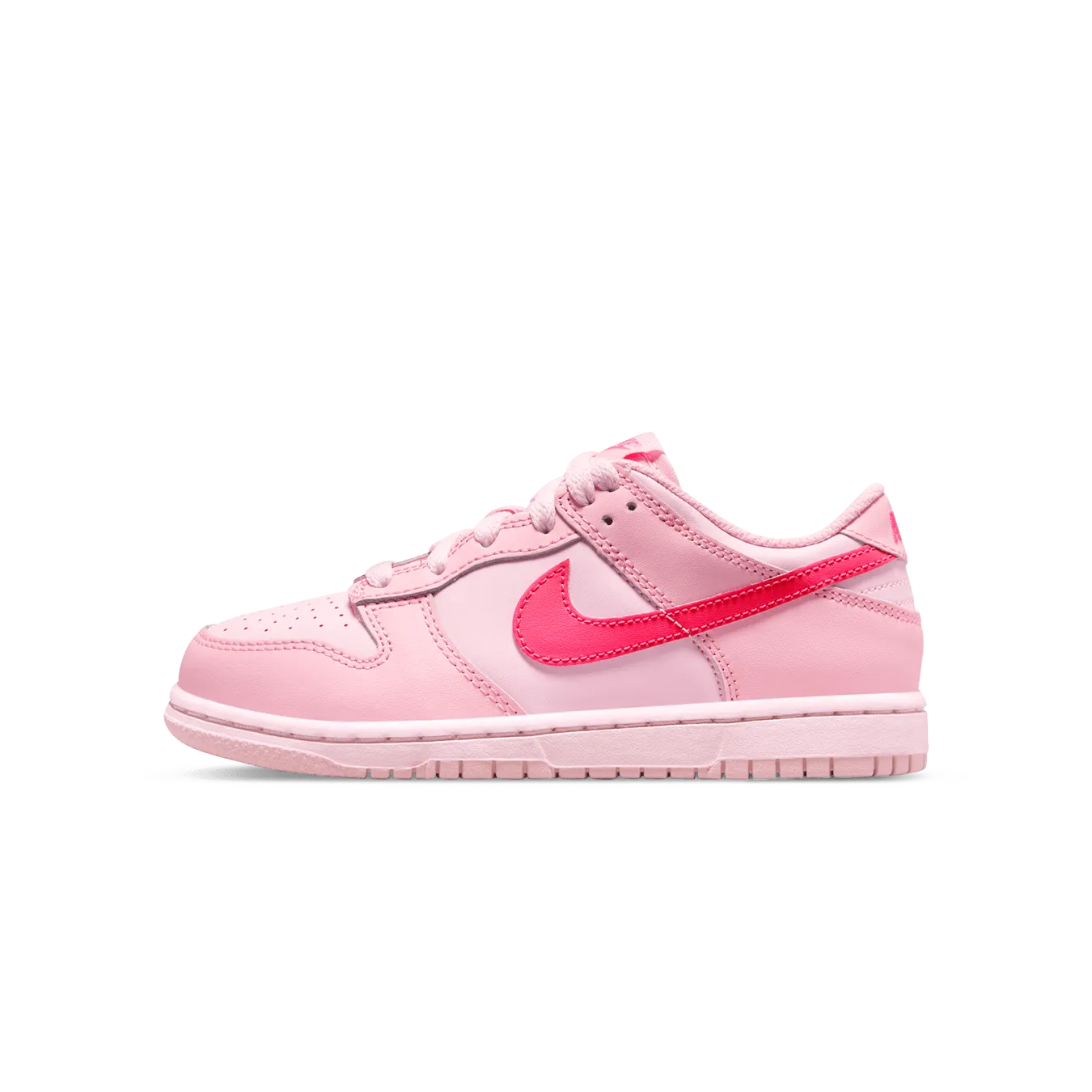 Nike Dunk Low PS 'Triple Pink' Nike Dunk casual shoes with iconic low-top shape