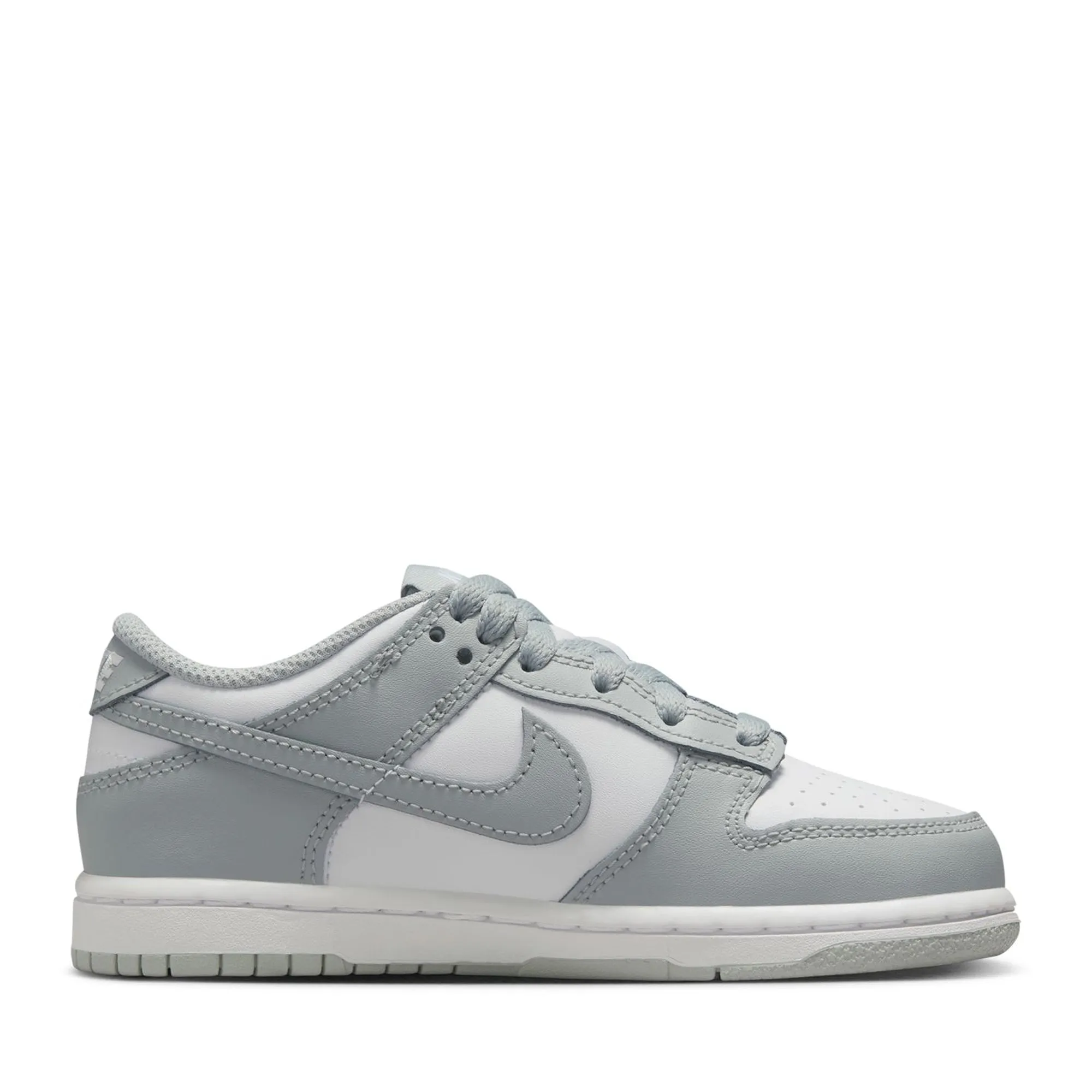 Nike Dunk Low (PS) - White/Light Smoke Grey Nike signature shoe looks
