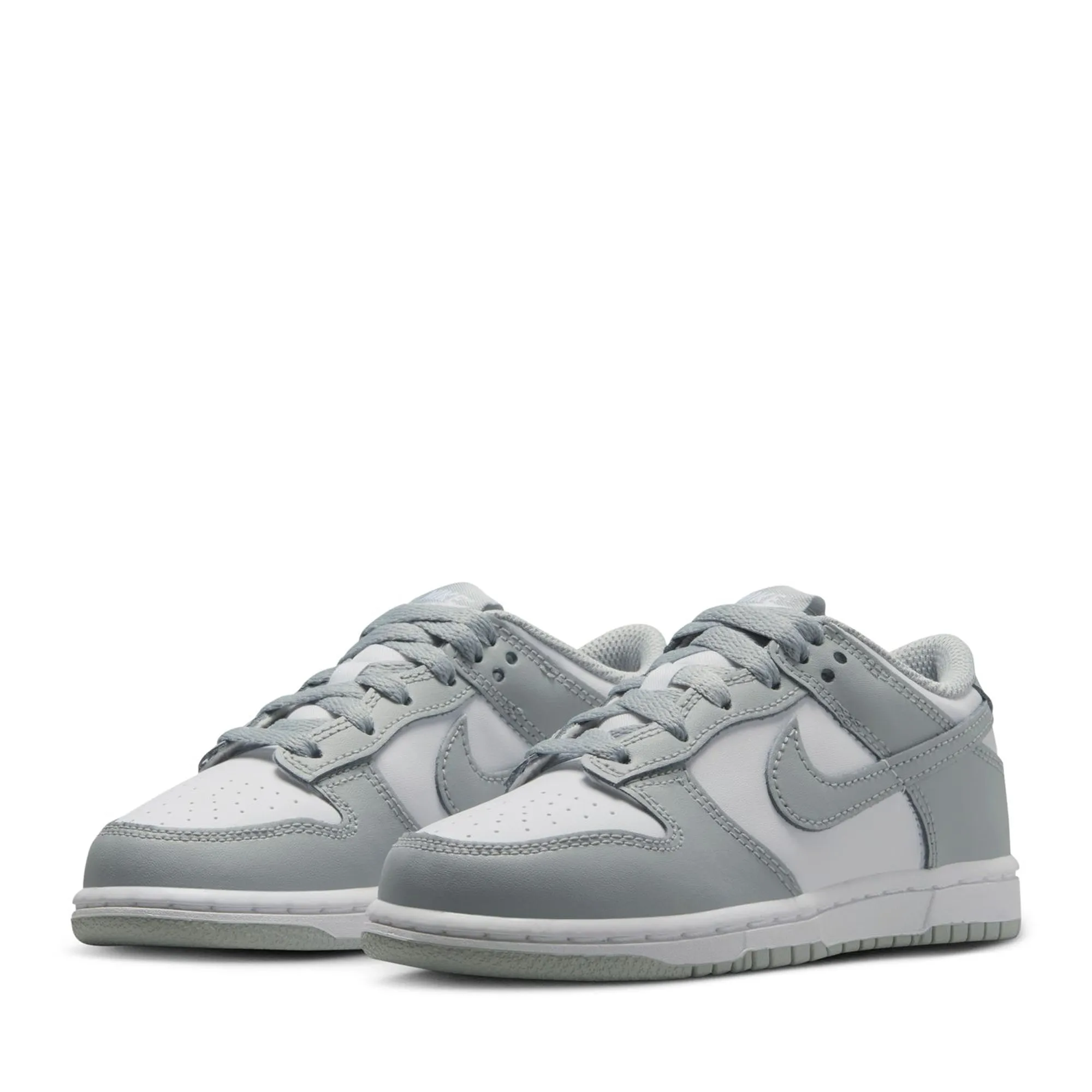 Nike Dunk Low (PS) - White/Light Smoke Grey Nike signature shoe looks