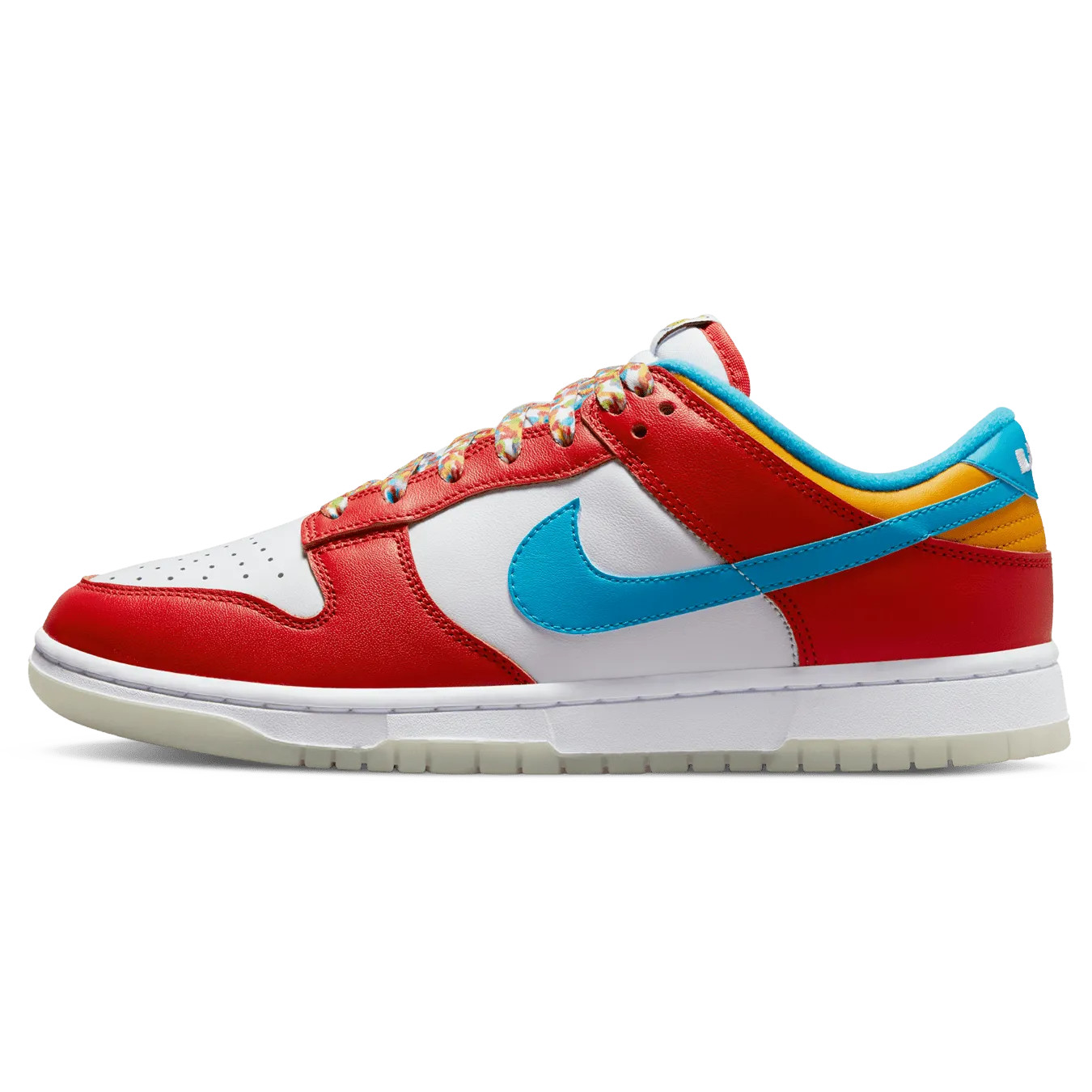 Nike Dunk Low QS 'LeBron James Fruity Pebbles' Nike Dunk casual shoes with iconic low-top shape