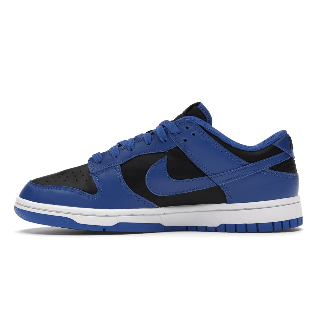 Nike Dunk Low Retro Black Hyper Cobalt Nike Dunk heritage sneakers