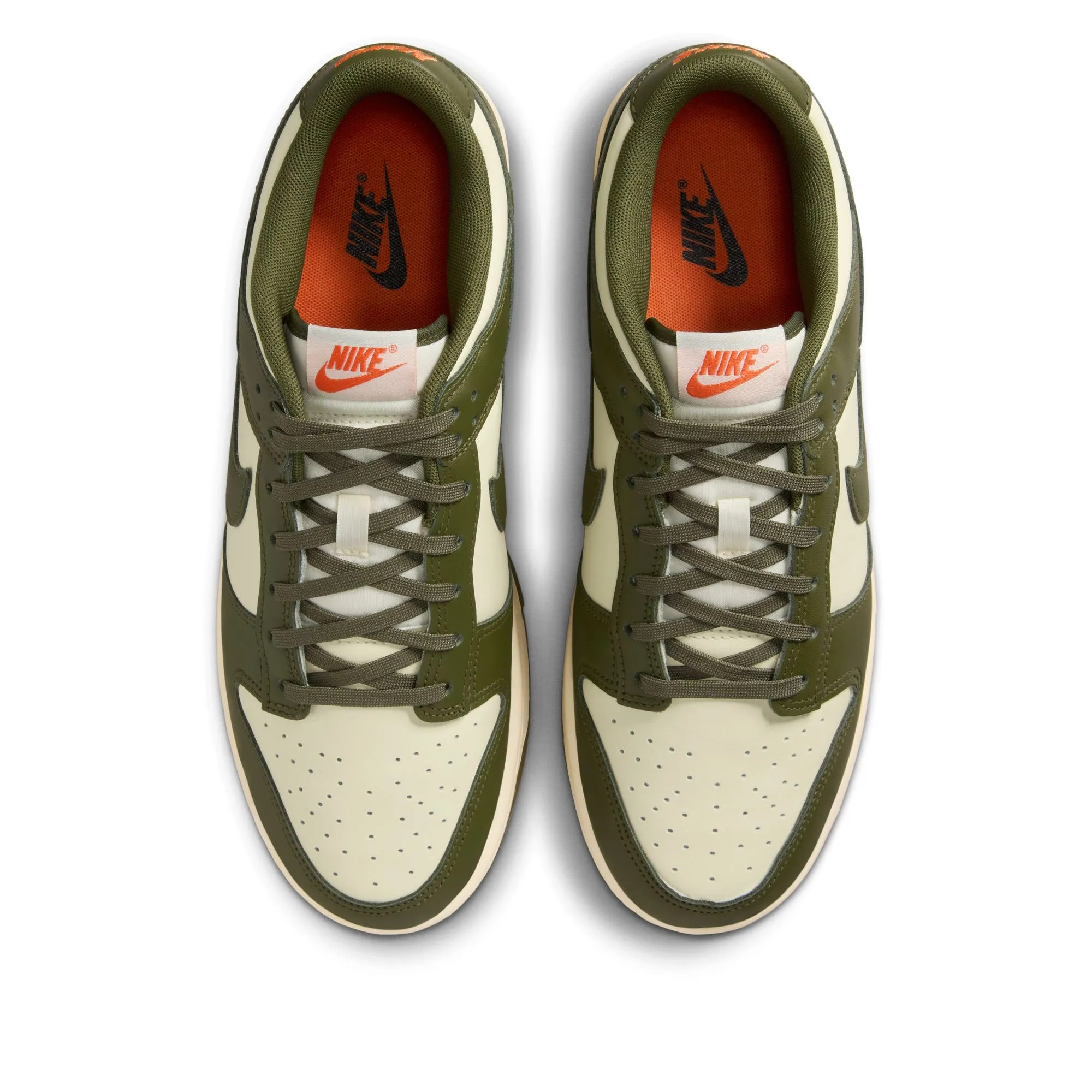 Nike Dunk Low Retro - Coconut Milk/Rough Green Nike signature shoe looks