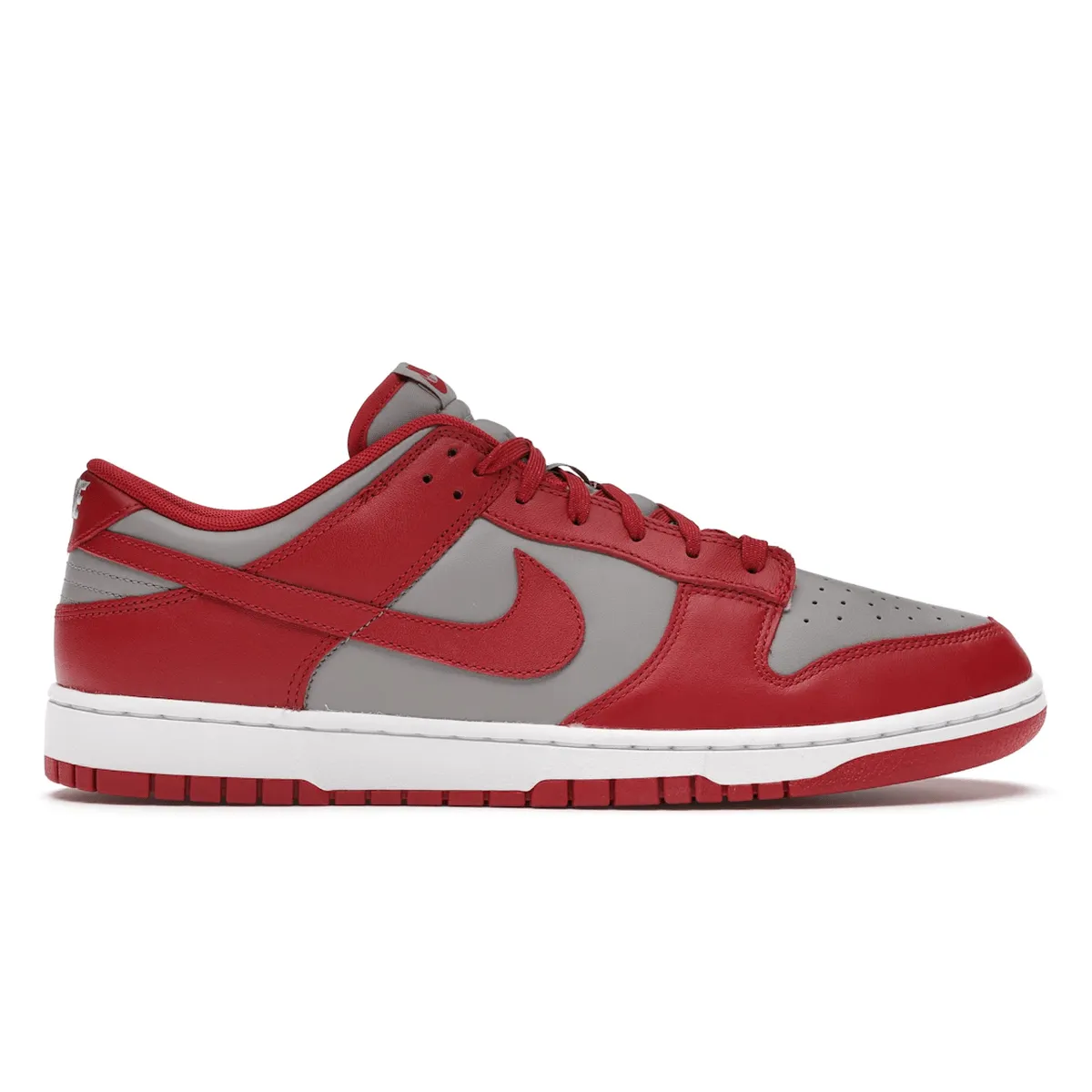 Nike Dunk Low Retro Medium Gray Varsity Red UNLV Nike Dunk stylish shoes for sport and street