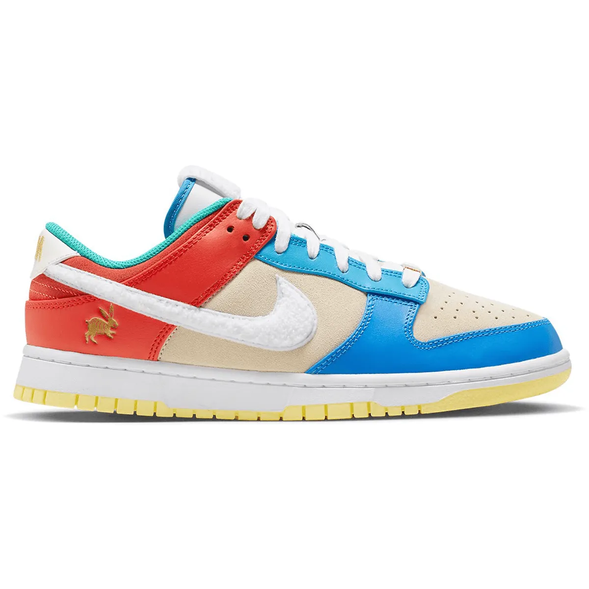 Nike Dunk Low Retro PRM Year of the Rabbit Blue Orange Cream Nike Dunk stylish shoes for sport and street