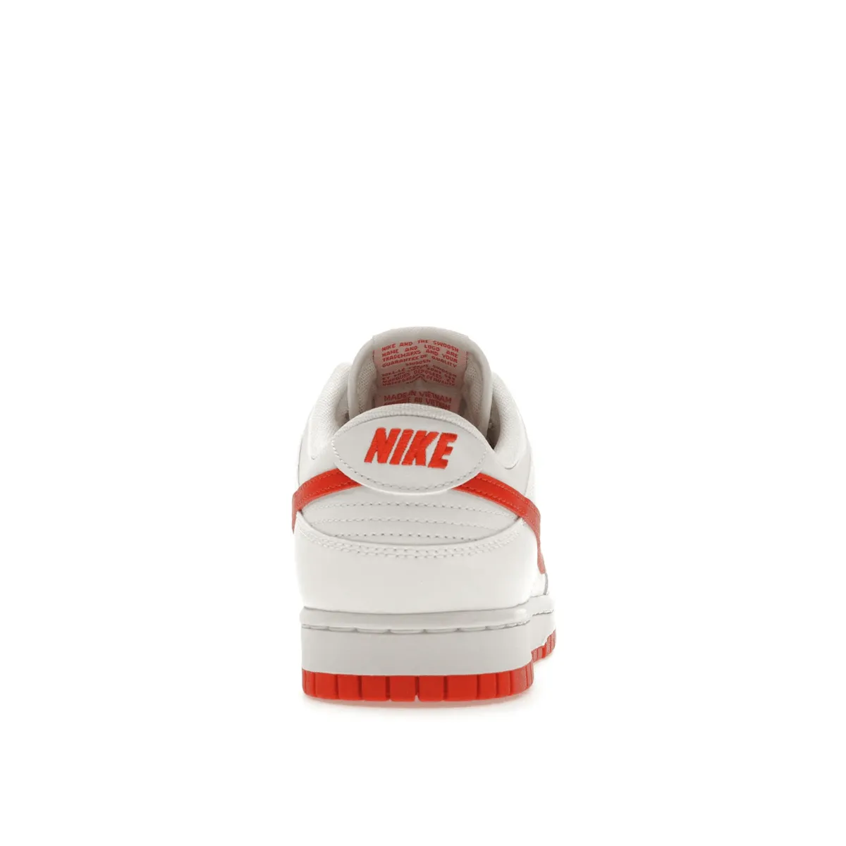 Nike Dunk Low Retro White Picante Red Nike Dunk heritage sneakers