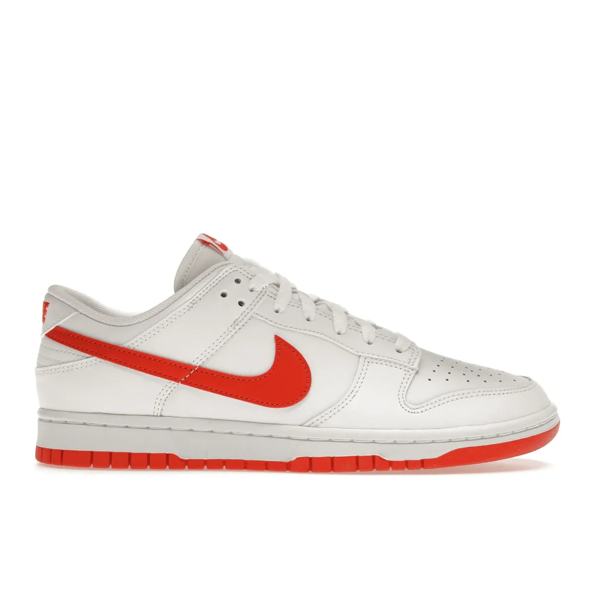Nike Dunk Low Retro White Picante Red Nike Dunk stylish shoes for sport and street