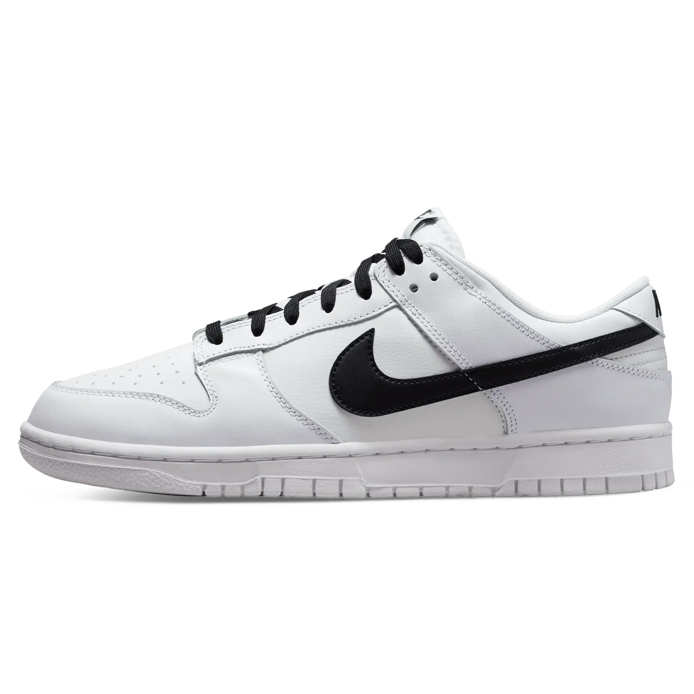 Nike Dunk Low 'Reverse Panda' Nike Dunk casual shoes with iconic low-top shape
