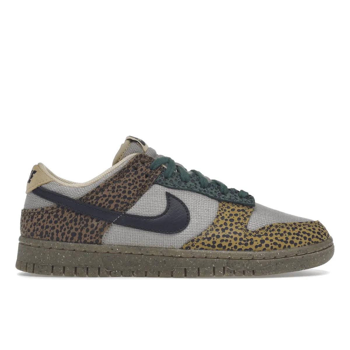 Nike Dunk Low Safari Golden Moss Nike Dunk stylish shoes for sport and street
