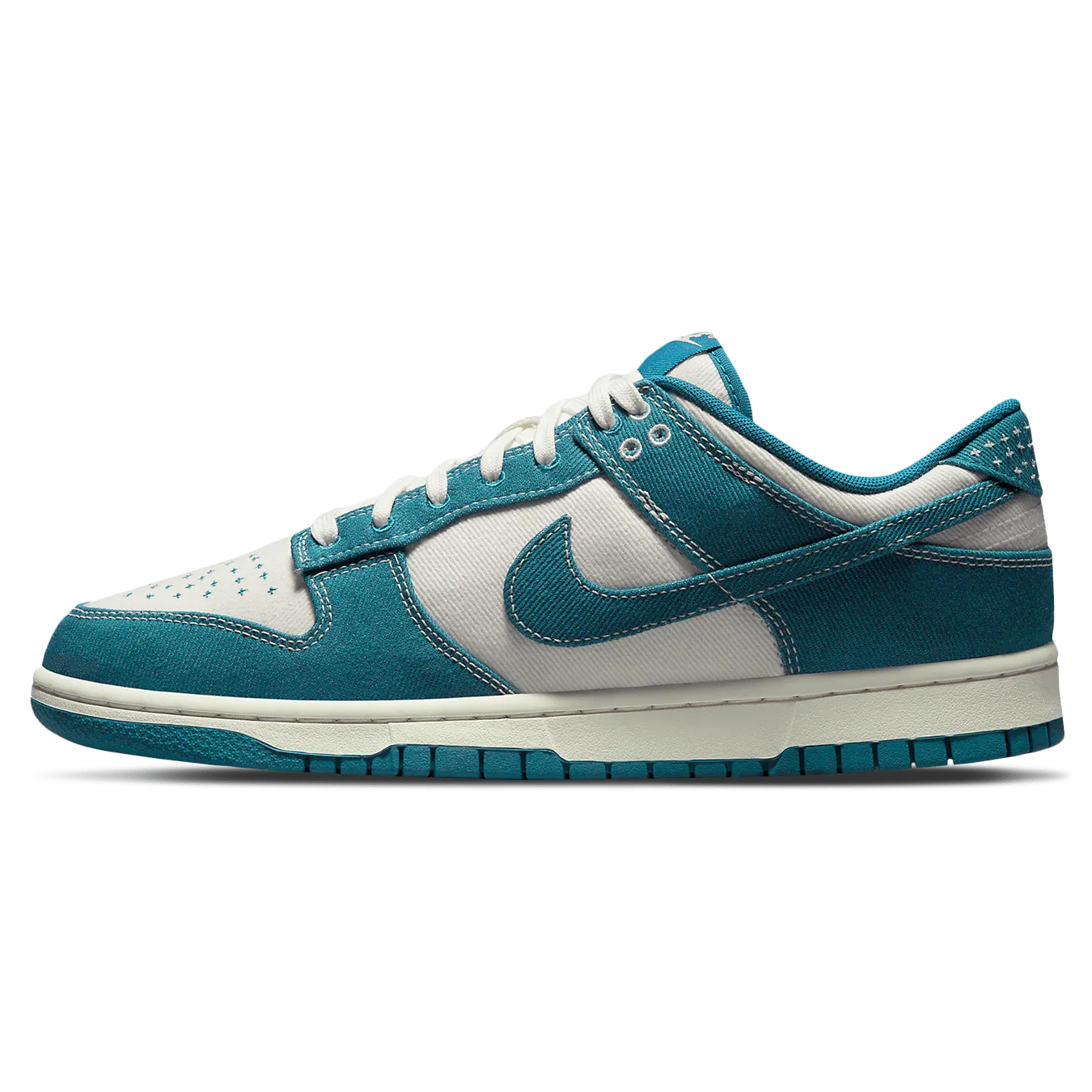 Nike Dunk Low 'Sashiko - Industrial Blue' Nike Dunk casual shoes with iconic low-top shape