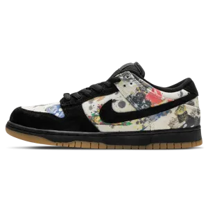 Nike Dunk Low SB x Supreme 'Rammellzee' Nike Dunk casual shoes with iconic low-top shape