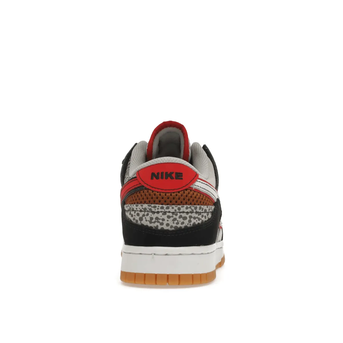 Nike Dunk Low Scrap Black Gray University Red Nike Dunk heritage sneakers