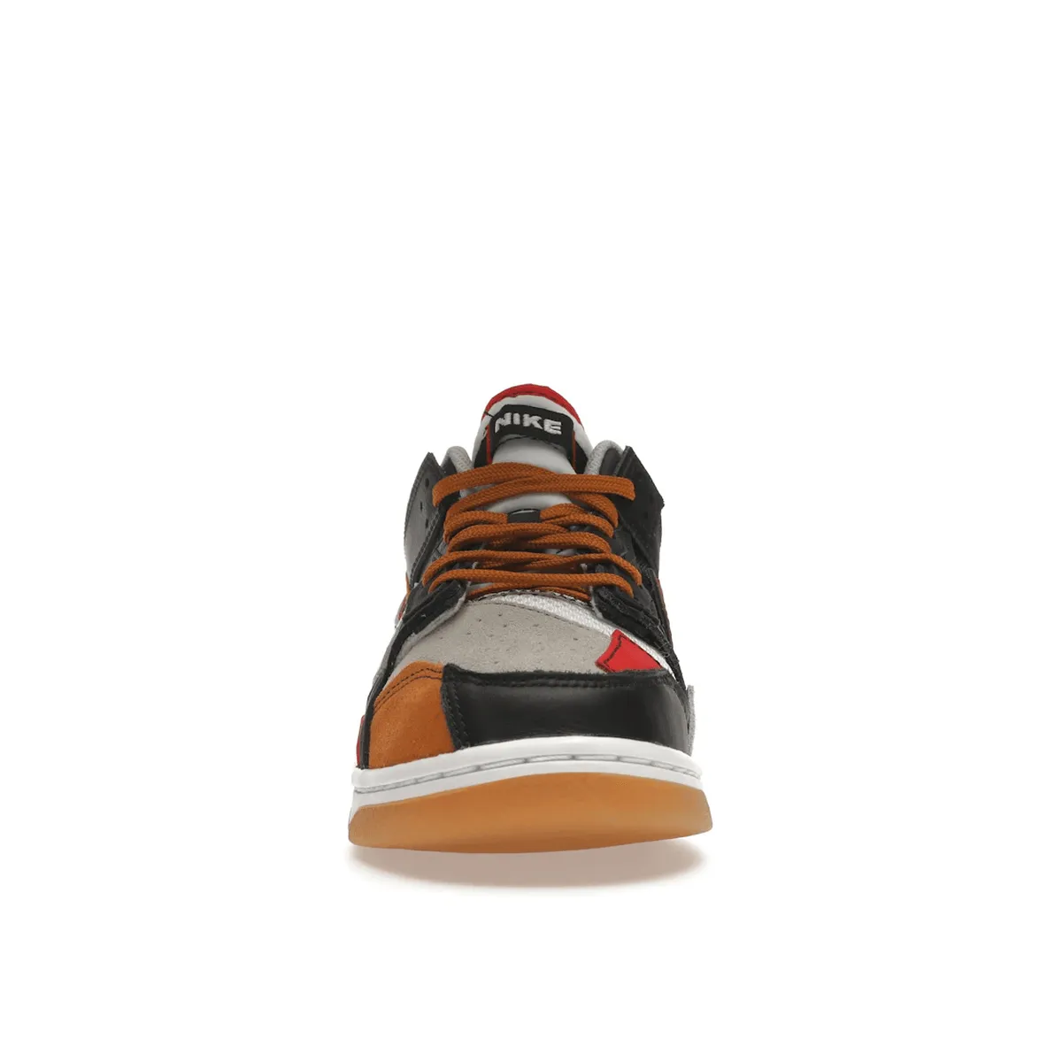 Nike Dunk Low Scrap Black Gray University Red Nike Dunk heritage sneakers