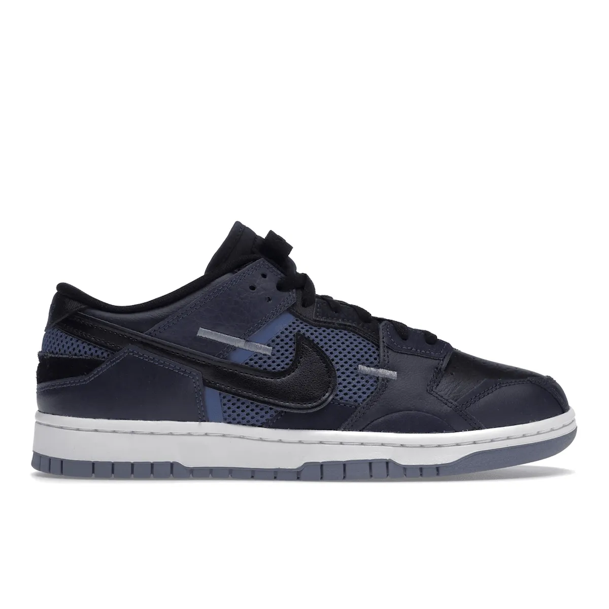 Nike Dunk Low Scrap Black Navy Nike Dunk stylish shoes for sport and street