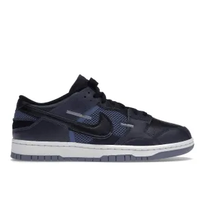 Nike Dunk Low Scrap Black Navy Nike Dunk stylish shoes for sport and street
