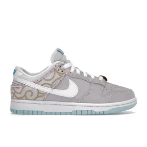 Nike Dunk Low SE Barber Shop Grey Nike Dunk stylish shoes for sport and street
