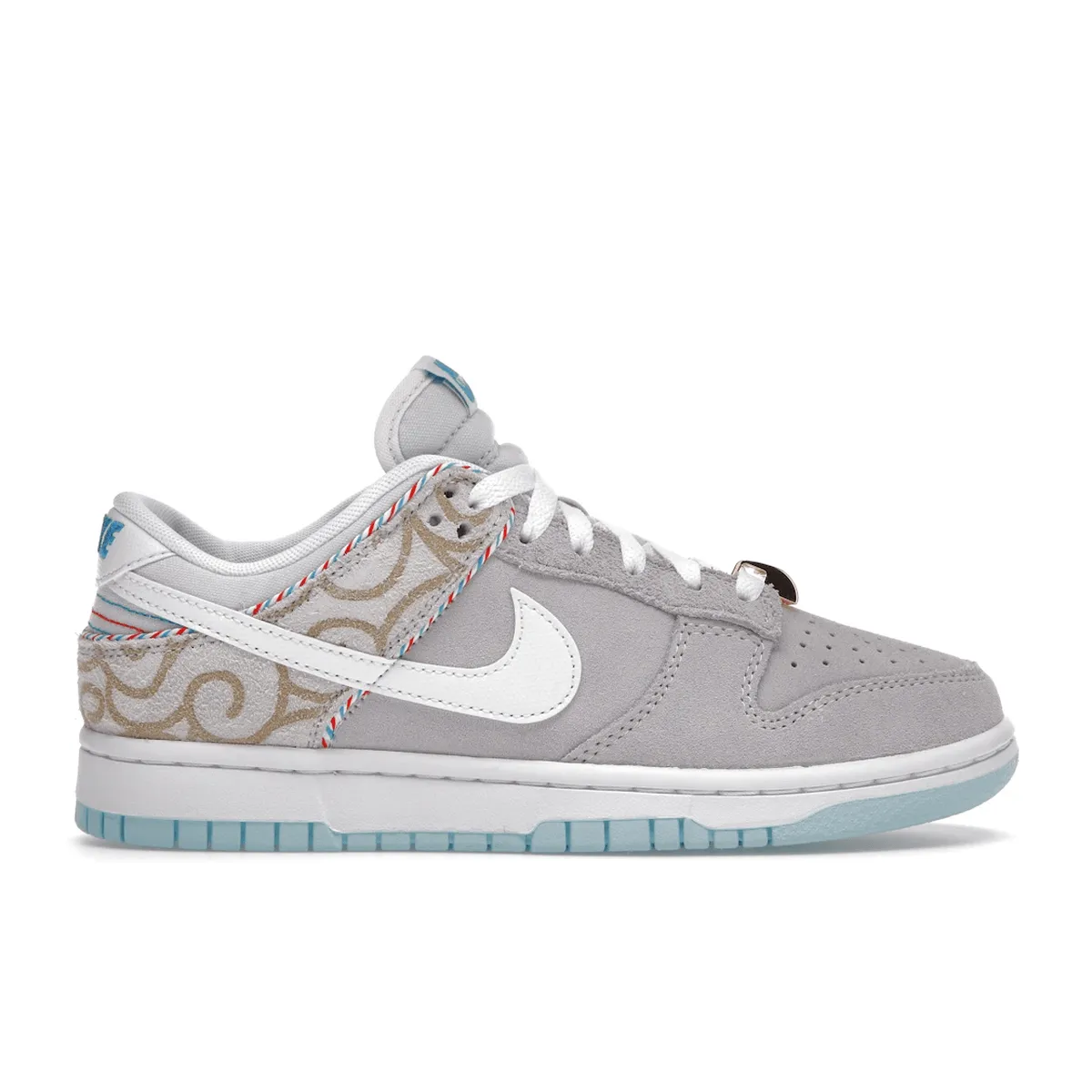 Nike Dunk Low SE Barber Shop Grey Nike Dunk stylish shoes for sport and street