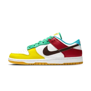 Nike Dunk Low SE GS 'Free.99 - White' Nike Dunk casual shoes with iconic low-top shape
