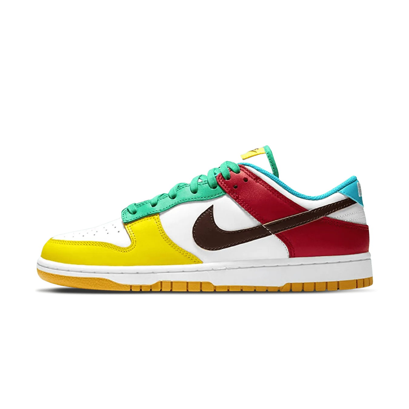 Nike Dunk Low SE GS 'Free.99 - White' Nike Dunk casual shoes with iconic low-top shape