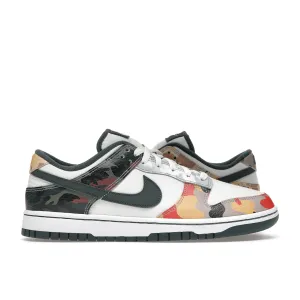 Nike Dunk Low SE Sail Multi-Camo Nike Dunk stylish shoes for sport and street