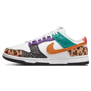 Nike Dunk Low SE Wmns 'Safari Mix' Nike Dunk casual shoes with iconic low-top shape