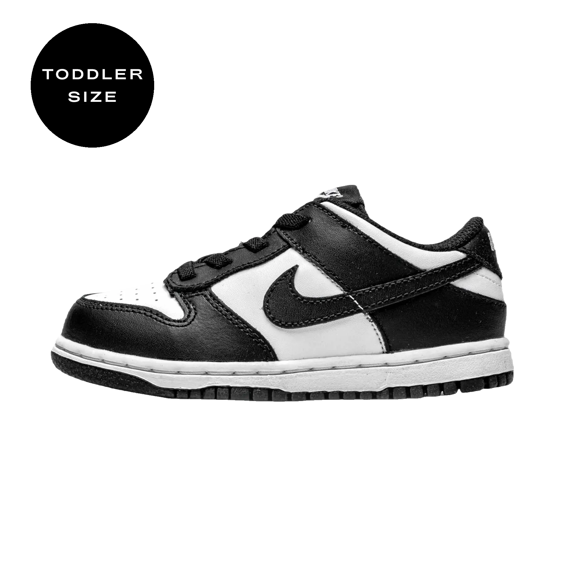 Nike Dunk Low TD (Toddler) ??Black White?? Nike Dunk casual shoes with iconic low-top shape
