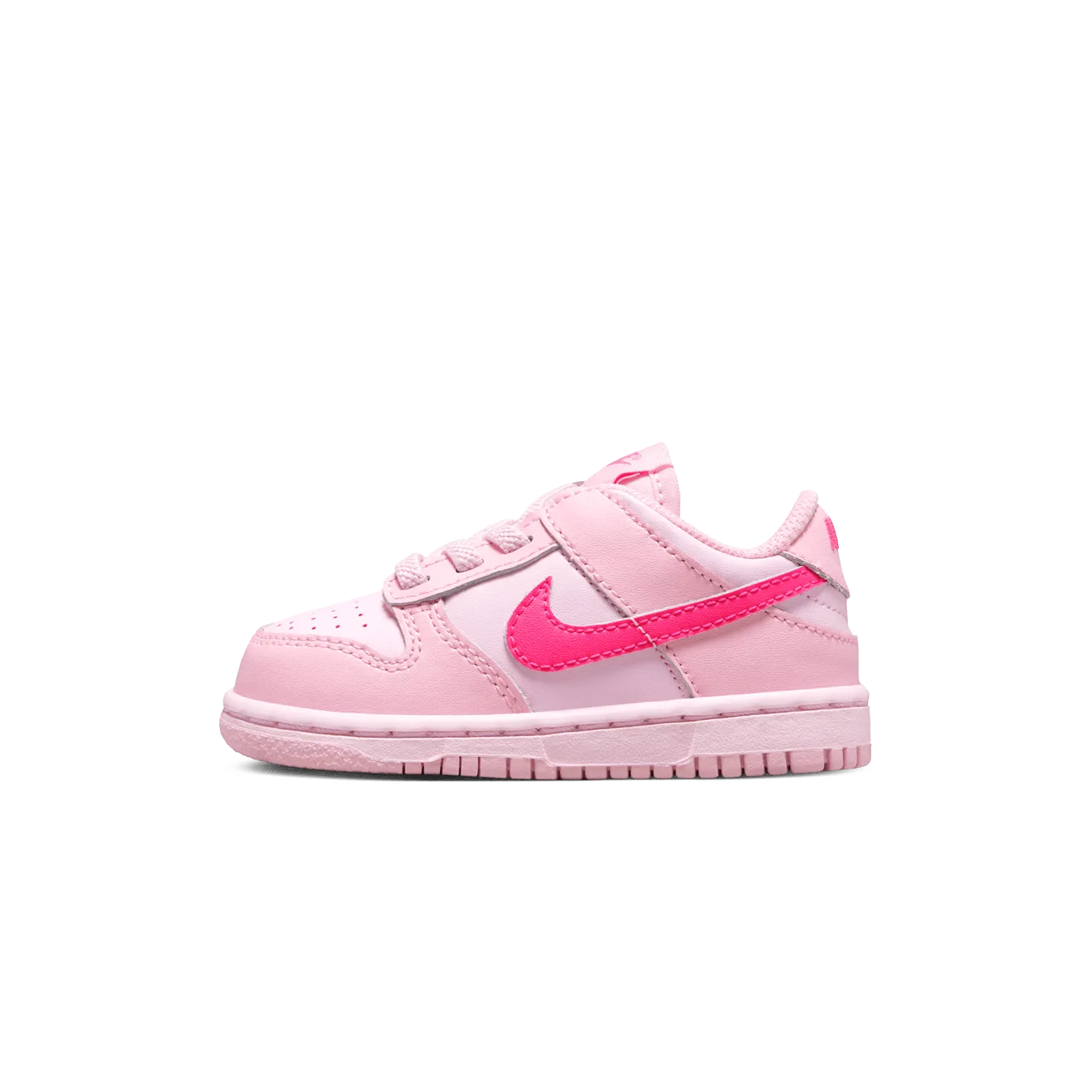 Nike Dunk Low TD 'Triple Pink' Nike Dunk casual shoes with iconic low-top shape