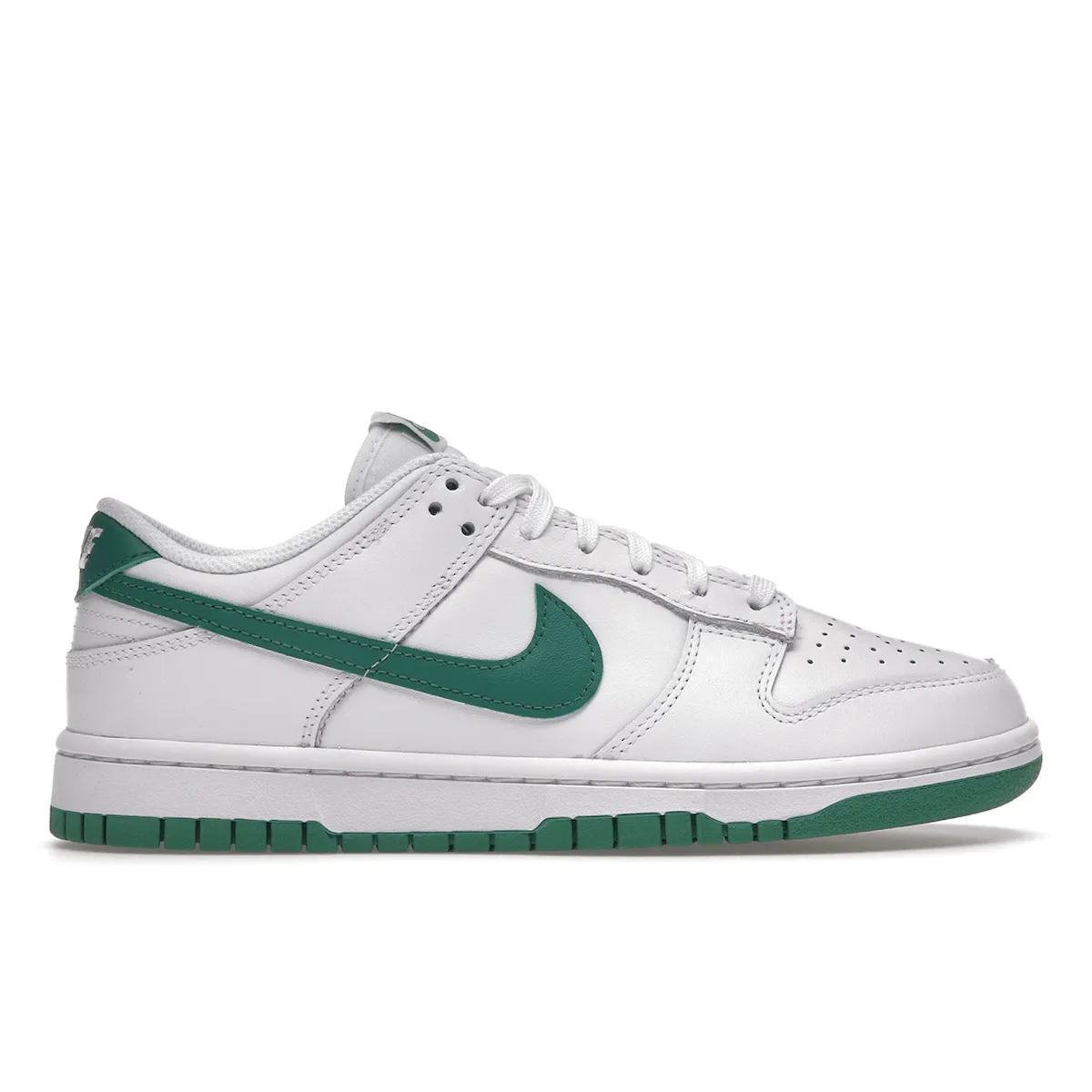 Nike Dunk Low White Green Noise Nike Dunk stylish shoes for sport and street