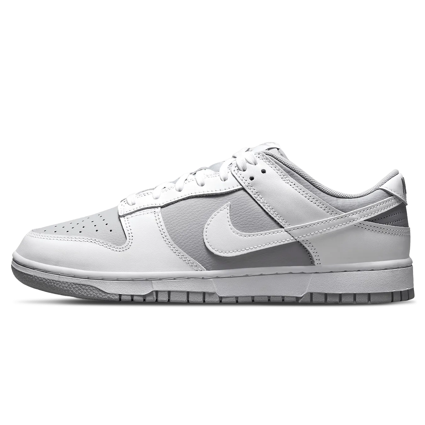 Nike Dunk Low 'White Neutral Grey' Nike Dunk casual shoes with iconic low-top shape
