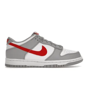 Nike Dunk Low White Wolf Gray University Red Nike Dunk stylish shoes for sport and street