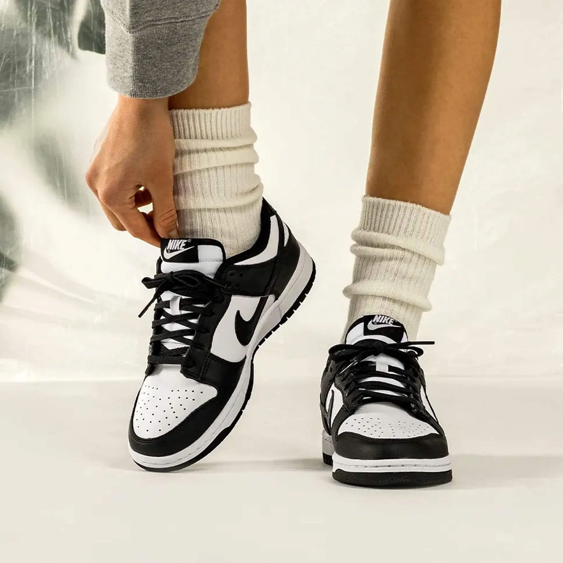 Nike Dunk Low Wmns 'Black White' Nike Dunk stylish shoes