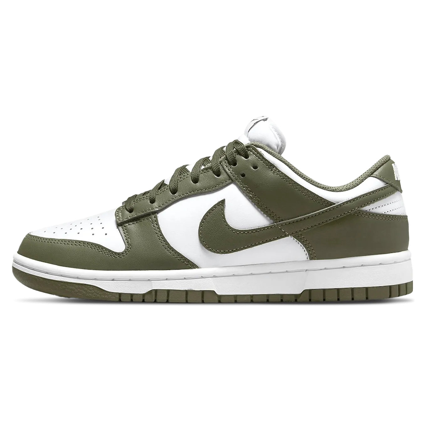 Nike Dunk Low Wmns 'Medium Olive' Nike Dunk casual shoes with iconic low-top shape